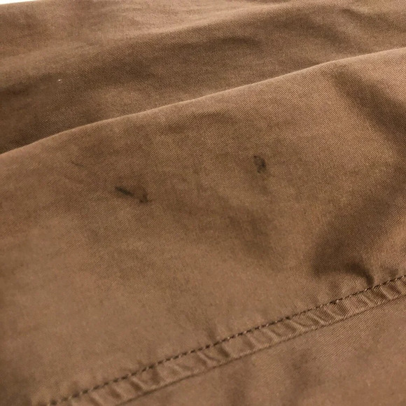 3/$25 ❥ White House Black Market Cargo Cotton Jacket Anorak Light Brown Size 4 - Picture 9 of 9